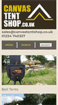 Mobile Screenshot of canvastentshop.co.uk